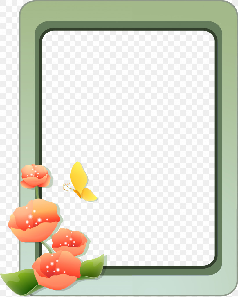 Flower Rectangle Frame Floral Rectangle Frame, PNG, 1488x1857px, Flower Rectangle Frame, Floral Rectangle Frame, Picture Frame, Rectangle Download Free