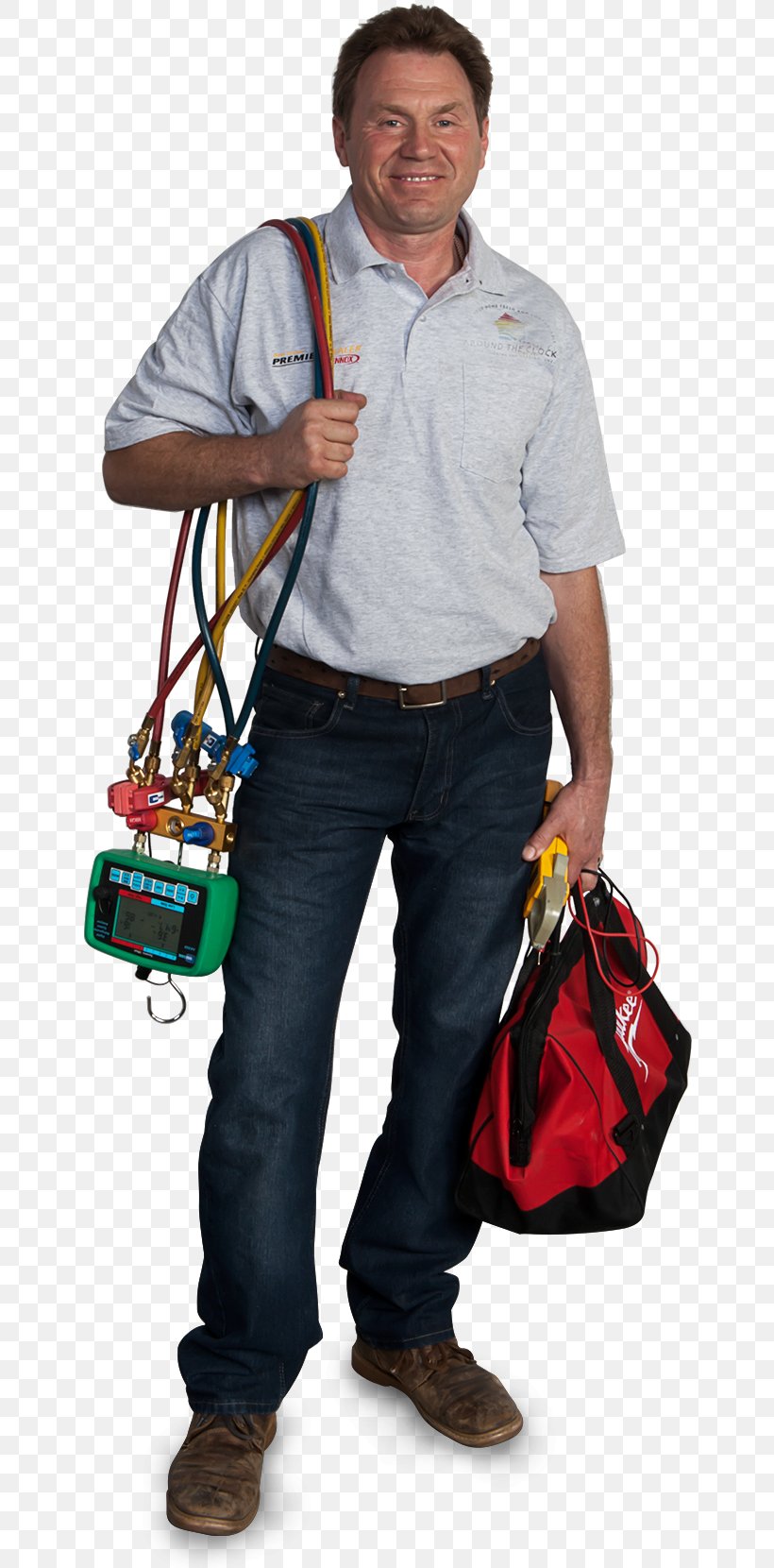HVAC Furnace Air Conditioning Technician Air Conditioner, PNG, 658x1660px, Hvac, Air Conditioner, Air Conditioning, Bag, Central Heating Download Free