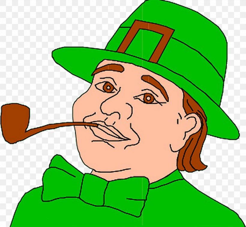 Ireland Leprechaun Saint Patrick's Day Clip Art, PNG, 1500x1390px, Watercolor, Cartoon, Flower, Frame, Heart Download Free