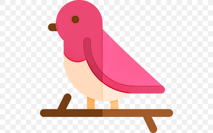 Bird Pink Beak Water Bird, PNG, 512x512px, Bird, Beak, Pink, Water Bird Download Free