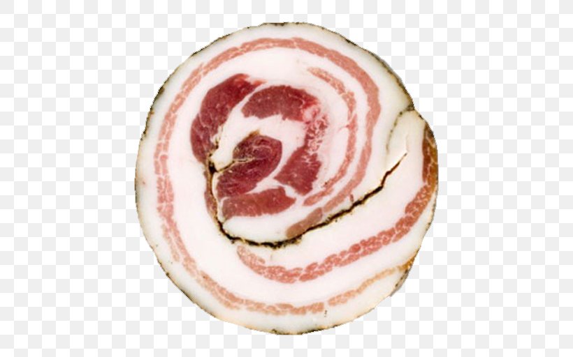 Capocollo Carbonara Prosciutto Bacon Italian Cuisine, PNG, 512x512px, Capocollo, Animal Fat, Animal Source Foods, Back Bacon, Bacon Download Free