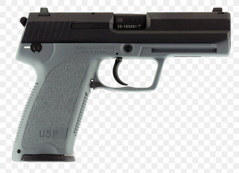 Heckler & Koch USP .45 ACP Firearm Pistol, PNG, 3855x2793px, 45 Acp, 919mm Parabellum, Heckler Koch Usp, Air Gun, Airsoft Download Free