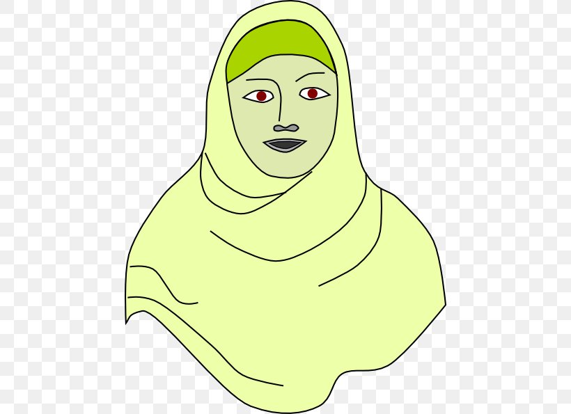 Hijab Islam Muslim Headscarf Clip Art, PNG, 462x595px, Watercolor, Cartoon, Flower, Frame, Heart Download Free