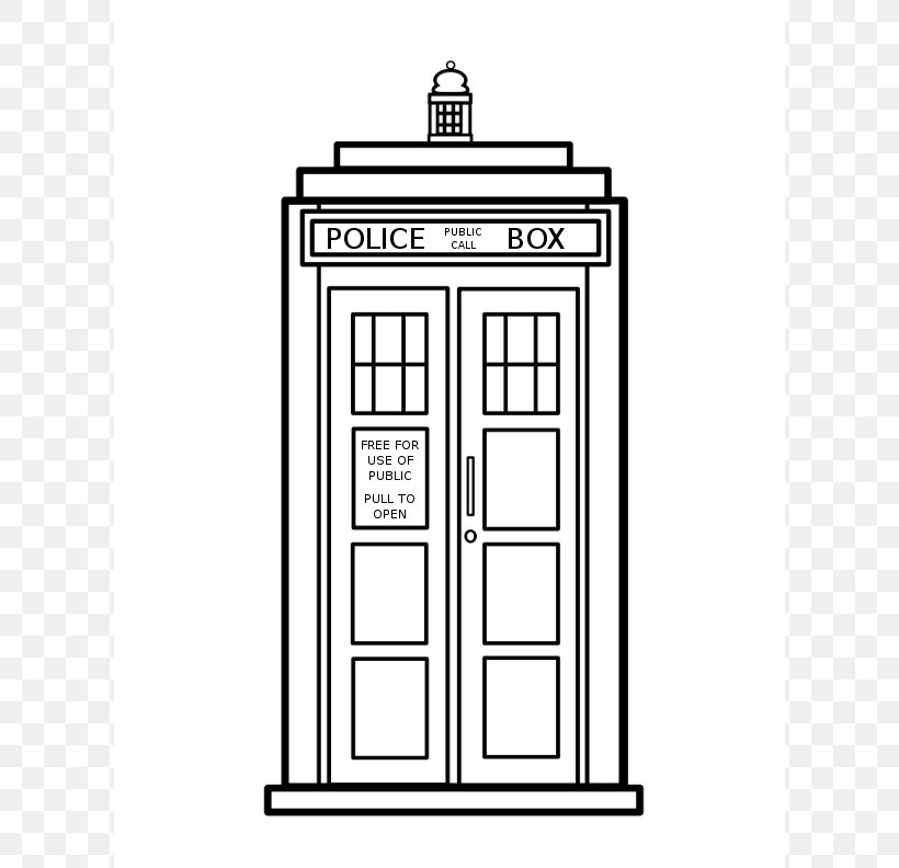 The Three Doctors TARDIS Coloring Book Page, PNG, 612x792px, Doctor
