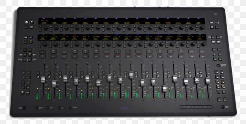 Avid S3 Pro Tools Control Surface Studio Avid S6 Venue, PNG, 1126x568px, Pro Tools, Amazon S3, Audio, Audio Control Surface, Audio Equipment Download Free