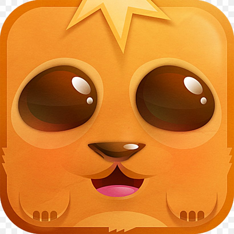 Jack-o'-lantern Pumpkin Orange Nose Snout, PNG, 1024x1024px, Jacko Lantern, Animal, Brown, Cartoon, Face Download Free