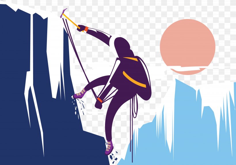 Mountaineering Abseiling Illustration, PNG, 5828x4083px, Mountaineering, Abseiling, Animation, Art, Brand Download Free