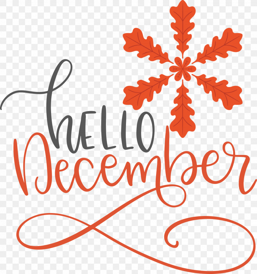 Hello December Winter December, PNG, 2817x3000px, Hello December, December, Floral Design, Flower, Leaf Download Free
