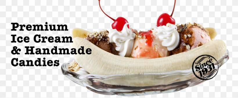 Banana Split Milkshake Ice Cream Sundae, PNG, 1200x500px, Banana Split, Banana, Cream, Cream Pie, Dairy Product Download Free