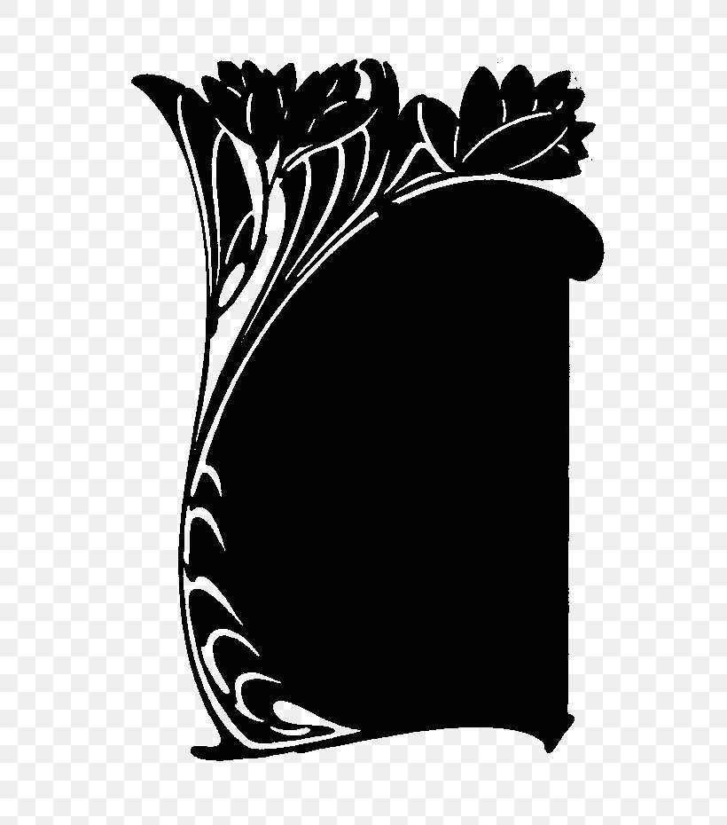 Black Leaf Silhouette White Font, PNG, 592x930px, Black, Black And White, Black M, Flower, Leaf Download Free