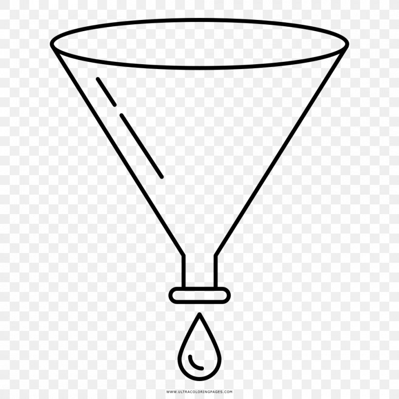 Drawing Sales Process Funnel Coloring Book, PNG, 1000x1000px, Drawing, Area, Black And White, Champagne Stemware, Color Download Free