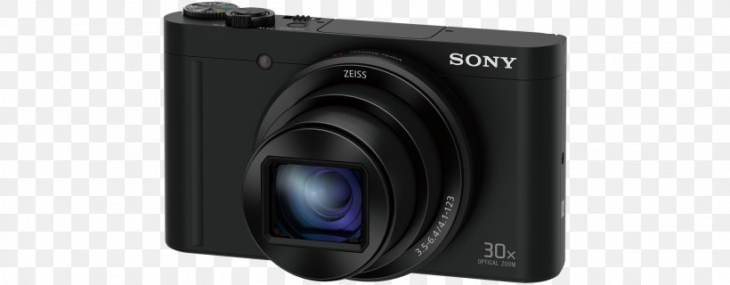 Sony Cyber-shot DSC-WX500 Sony Cyber-shot DSC-HX90 Point-and-shoot Camera 索尼, PNG, 2028x792px, Sony Cybershot Dscwx500, Active Pixel Sensor, Camera, Camera Accessory, Camera Lens Download Free