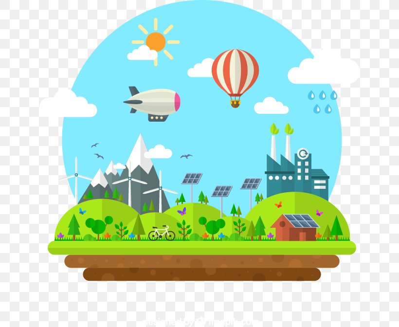 Euclidean Vector Landscape Green Illustration, PNG, 660x672px, Landscape, City, Ecology, Environment, Grass Download Free