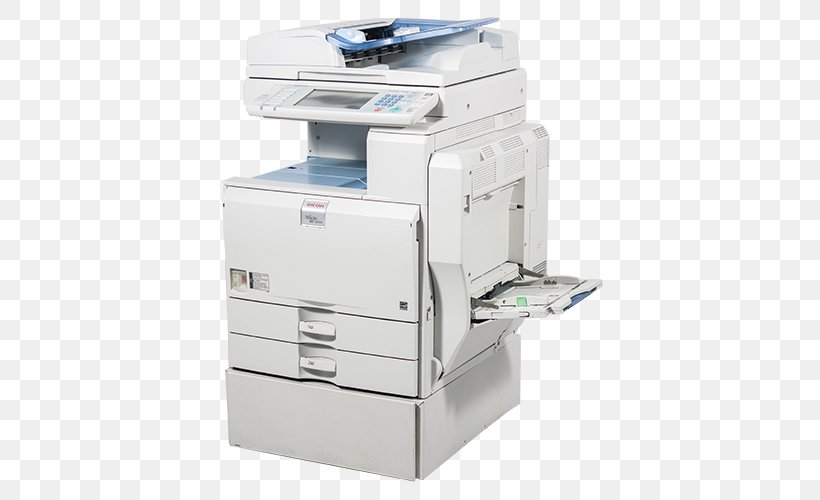 Photocopier Ricoh Printing Paper Printer, PNG, 500x500px, Photocopier, Copying, Fax, Image Scanner, Inkjet Printing Download Free