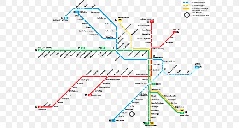 Ropsten Metro Station Stockholm Metro Rapid Transit T-Centralen Green Line, PNG, 700x440px, Stockholm Metro, Area, Blue Line, Diagram, Green Line Download Free