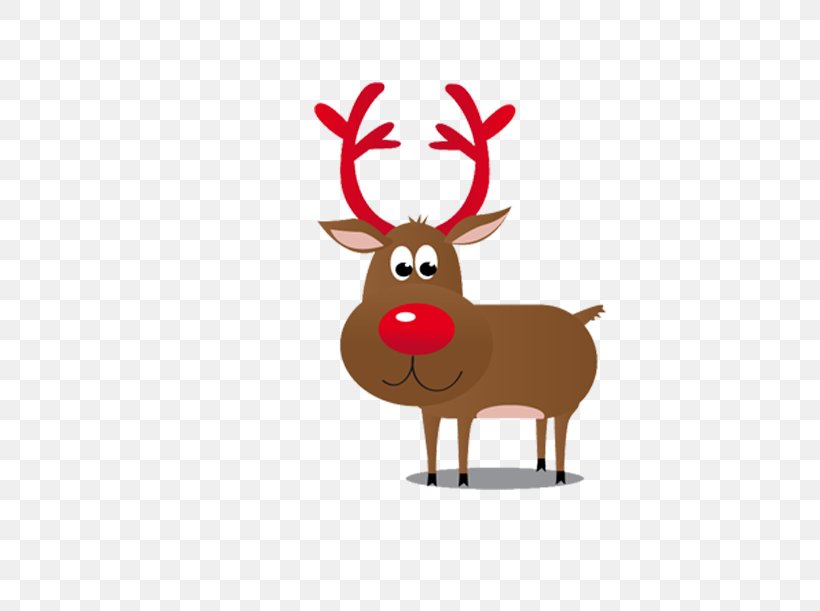 Rudolph Elk Santa Claus Deer Christmas, PNG, 800x611px, Rudolph, Antler, Cartoon, Christmas, Christmas Ornament Download Free