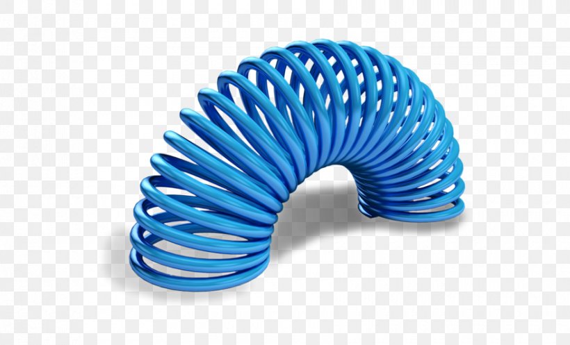 Slinky, PNG, 880x534px, 3d Computer Graphics, 3d Rendering, Royaltyfree, Blue, Electric Blue Download Free