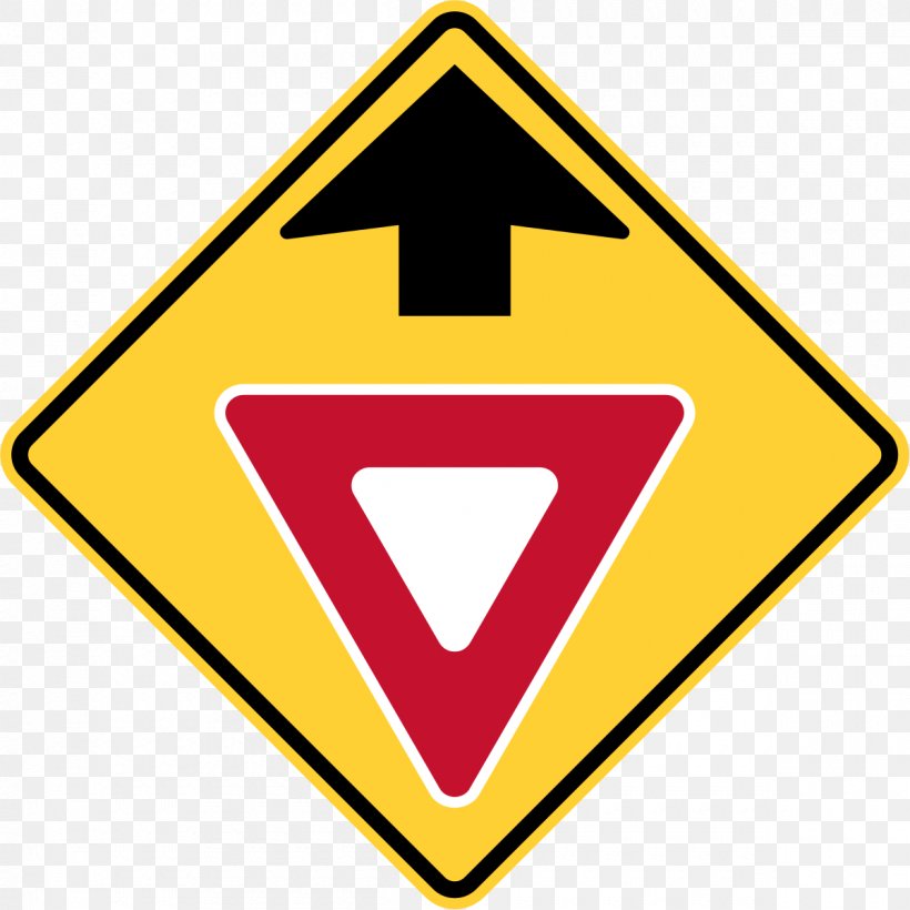 Yield Sign Warning Sign Manual On Uniform Traffic Control Devices Traffic Sign, PNG, 1200x1200px, Yield Sign, Area, Bicycle, Brand, Driving Download Free