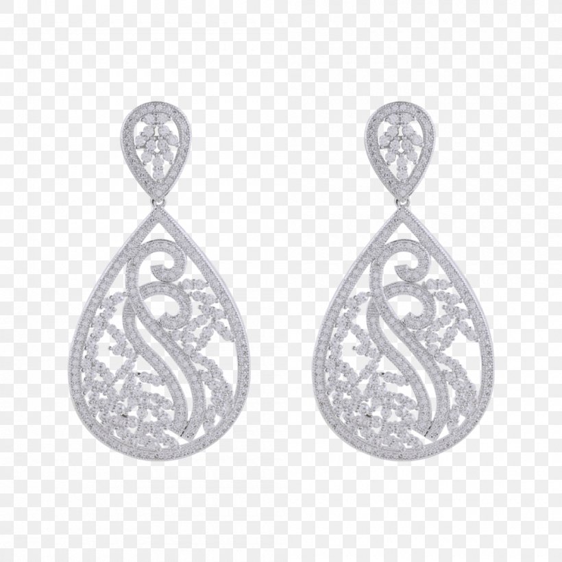 Earring Jewellery Silver Charms & Pendants Cubic Zirconia, PNG, 1000x1000px, Earring, Body Jewelry, Carat, Charms Pendants, Clothing Accessories Download Free