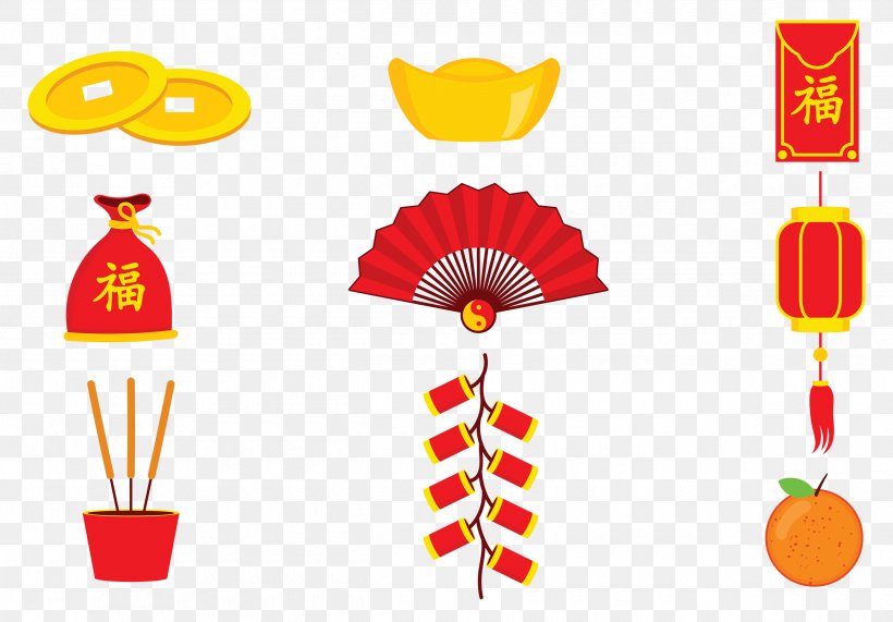 Vector Graphics Illustration Clip Art Image Chinese New Year, PNG, 2500x1743px, Chinese New Year, Cdr, Coreldraw, Drawing, Fruit Download Free