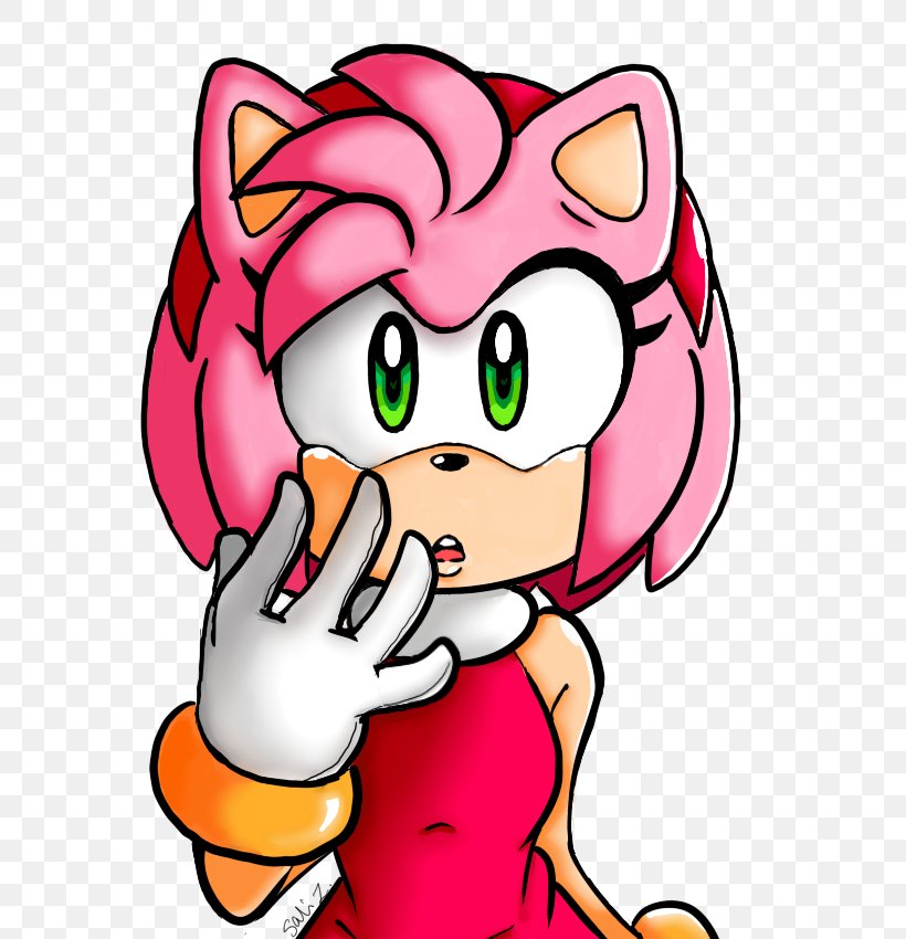 Amy Rose Sonic The Hedgehog Sonic & Sega All-Stars Racing Shadow The Hedgehog Sonic Boom, PNG, 700x850px, Watercolor, Cartoon, Flower, Frame, Heart Download Free