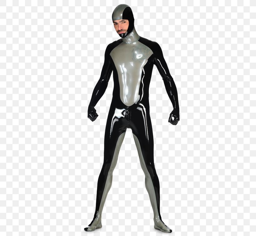 Catsuit Latex Zipper Clothing Zentai, PNG, 586x754px, Watercolor, Cartoon, Flower, Frame, Heart Download Free