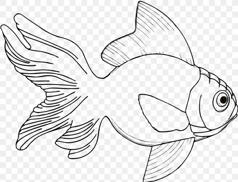 Drawing Fish Coloring Book Clip Art, PNG, 999x766px, Drawing, Art, Artwork, Black And White, Cartoon Download Free