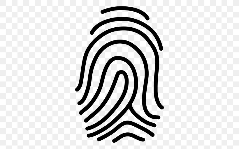 Fingerprint, PNG, 512x512px, Fingerprint, Black, Black And White, Finger, Monochrome Download Free