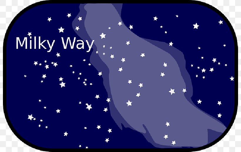 Clip Art Milky Way Openclipart Free Content, PNG, 800x517px, Milky Way, Astronomical Object, Blue, Drawing, Electric Blue Download Free