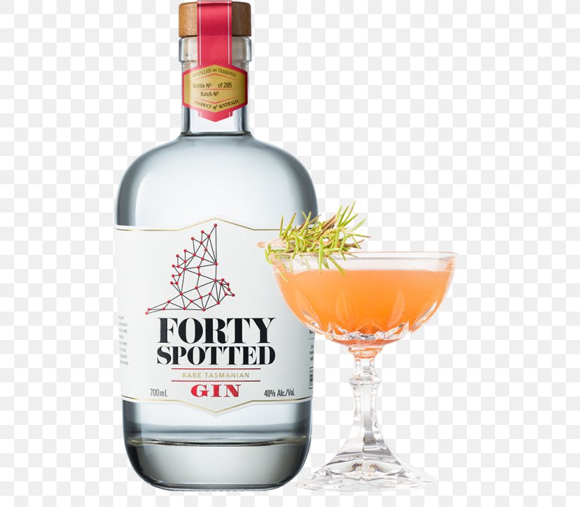 Forty Spotted Rare Tasmanian Gin Liquor Whiskey, PNG, 500x716px, Watercolor, Cartoon, Flower, Frame, Heart Download Free