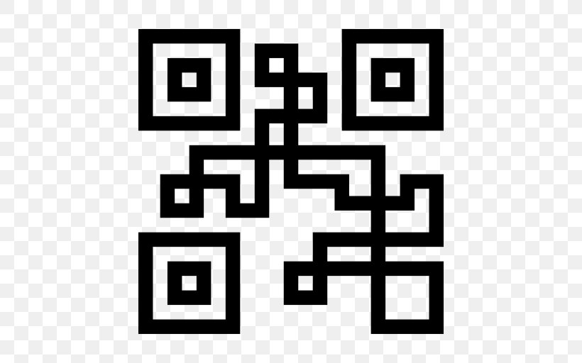 QR Code Barcode Computer Software, PNG, 512x512px, Qr Code, Area, Barcode, Black, Black And White Download Free