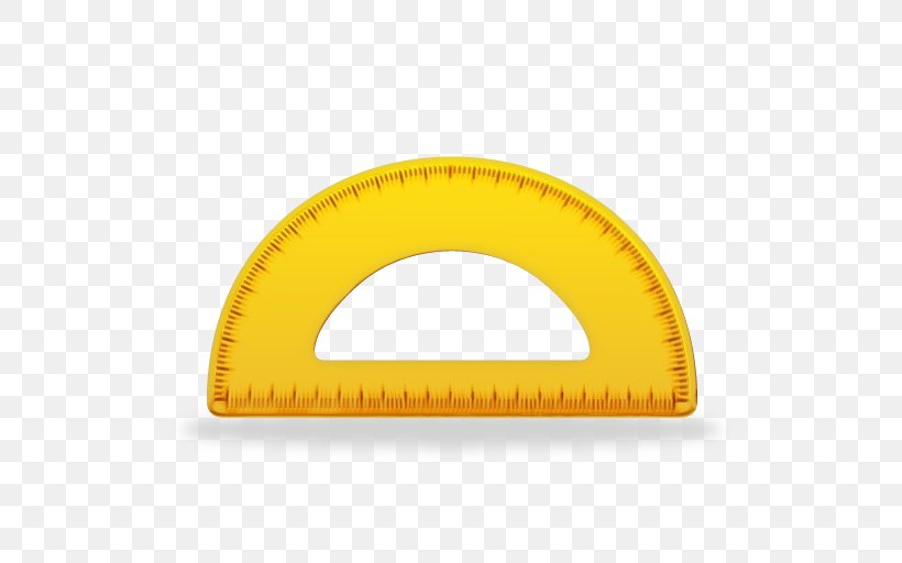 Yellow Office Ruler Tool Ruler Protractor, PNG, 512x512px, Watercolor, Office Ruler, Paint, Protractor, Ruler Download Free