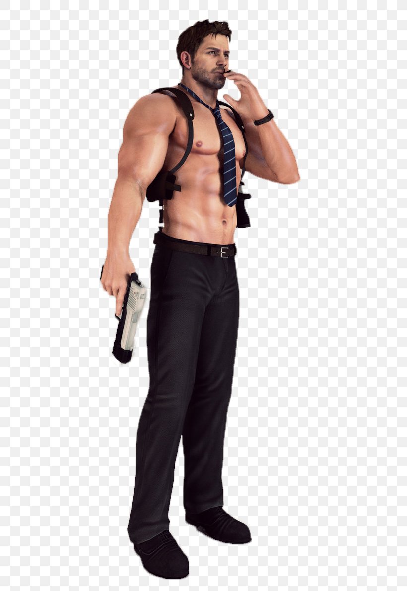 Chris Redfield Shoulder Resident Evil, PNG, 670x1191px, 2017, Chris Redfield, Arm, Barechestedness, Costume Download Free