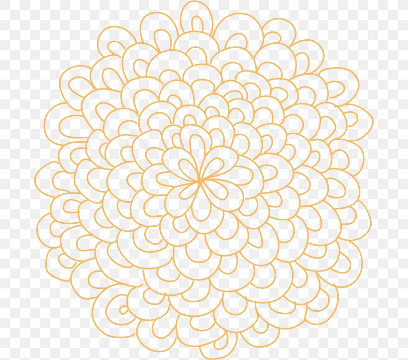 Flower Visual Arts Rosette Clip Art, PNG, 684x724px, Flower, Area, Art, Black And White, Floral Design Download Free