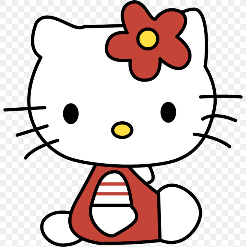Hello Kitty Sticker Drawing Decal Coloring Book, PNG, 799x824px, Hello Kitty, Art, Black And White, Character, Color Download Free