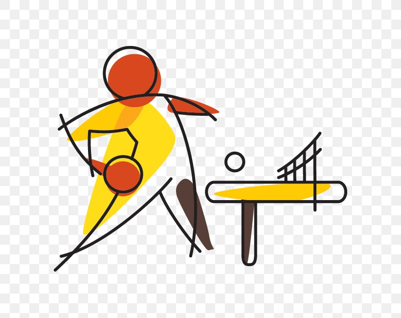 Ping Pong Le Tennis De Table Sport, PNG, 650x650px, Ping Pong, Area, Artwork, Athlete, Ball Download Free
