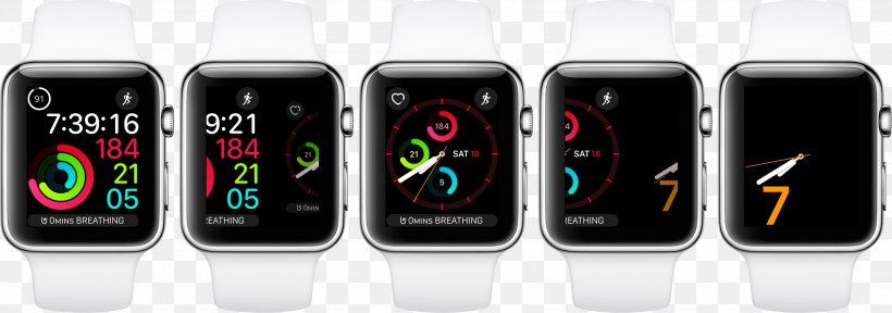Apple Watch Creative Destruction Apple Watch Smartwatch, PNG, 2476x872px, Watch, Android, Apple, Apple Watch, Brand Download Free