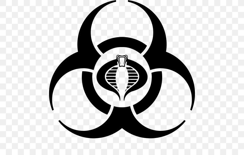 Biological Hazard Tattoo Symbol, PNG, 520x520px, Biological Hazard, Art, Artwork, Black And White, Hazard Symbol Download Free