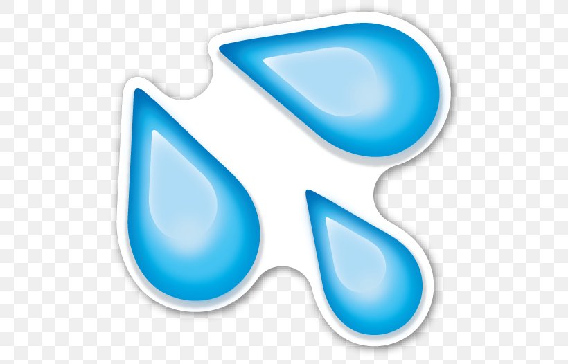 Emoji Sticker Symbol Splash Perspiration, PNG, 529x526px, Emoji, Blue, Drop, Emoji Movie, Emoticon Download Free