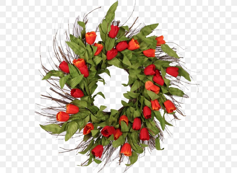Wreath Floral Design Cut Flowers Garland, PNG, 580x600px, Wreath, Blue, Business, Christmas, Christmas Decoration Download Free