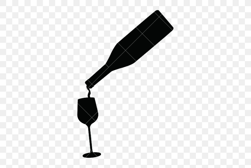 Wine Glass Champagne Cocktail, PNG, 550x550px, Wine, Alcoholic Drink, Black And White, Bottle, Champagne Download Free