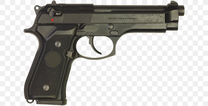 Beretta M9 Beretta 92 Firearm Semi-automatic Pistol, PNG, 640x418px, 9 Mm Caliber, 919mm Parabellum, Beretta M9, Air Gun, Airsoft Download Free