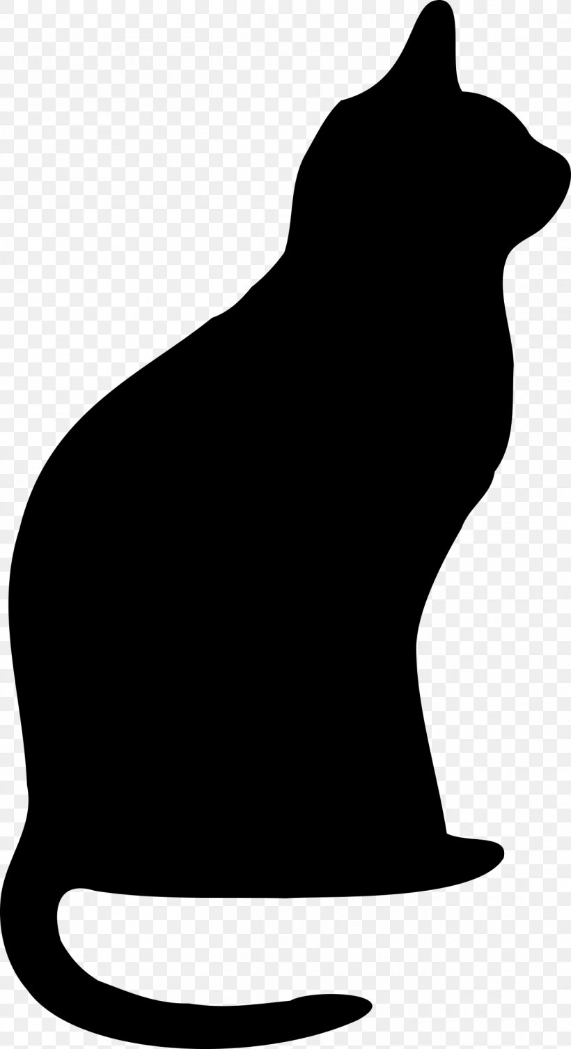 Cat Silhouette Clip Art, PNG, 1307x2400px, Cat, Art, Black, Black And White, Black Cat Download Free