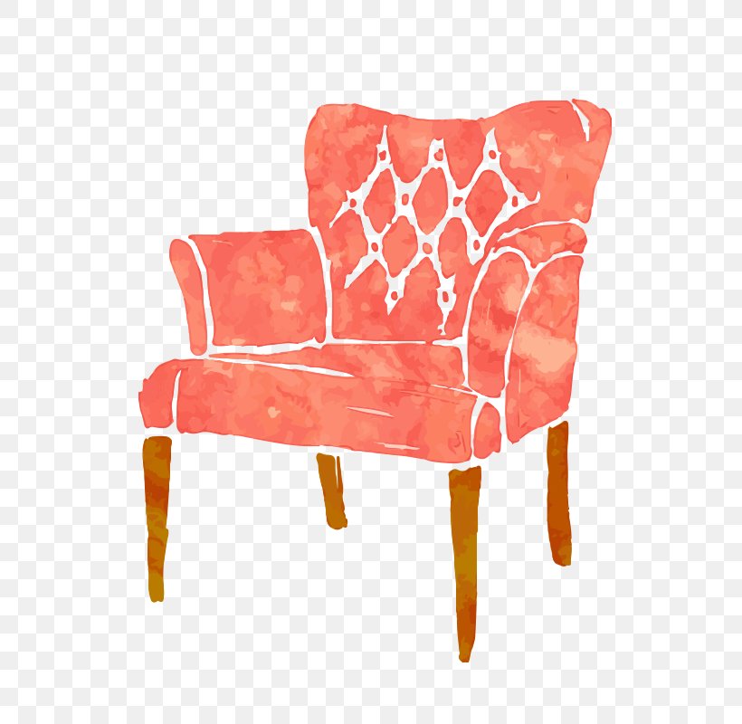Couch Watercolor Painting Chair, PNG, 800x800px, Couch, Chair, Cushion, Drawing, Furniture Download Free