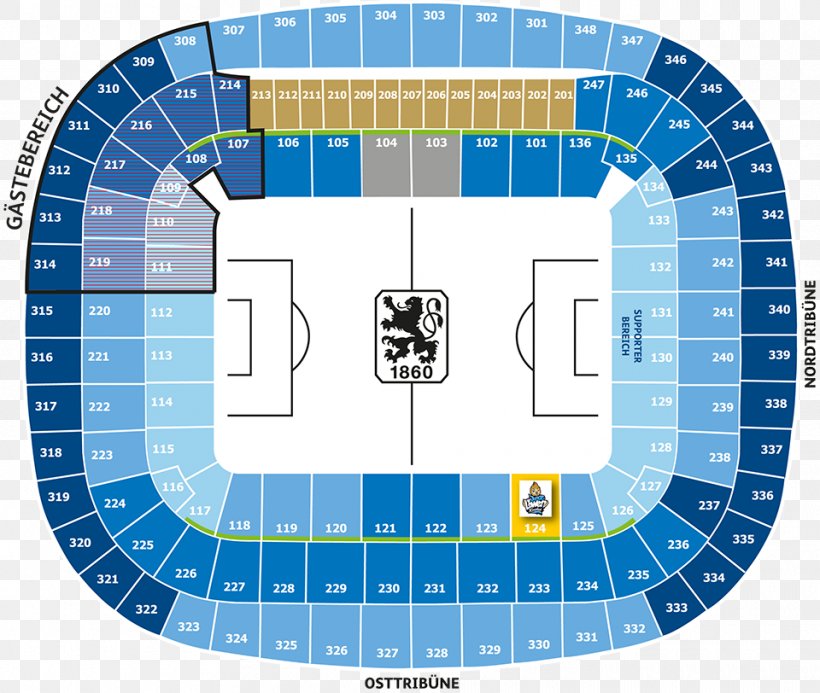 bayern munich stadium seating plan