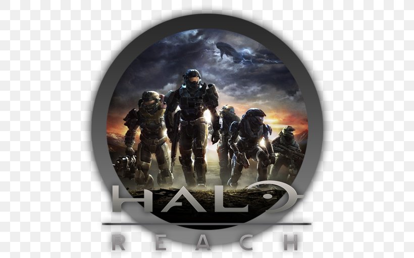 Halo: Reach Halo: Combat Evolved Halo Wars Halo 3: ODST Xbox 360, PNG, 512x512px, Halo Reach, Bungie, Firstperson Shooter, Game, Halo Download Free