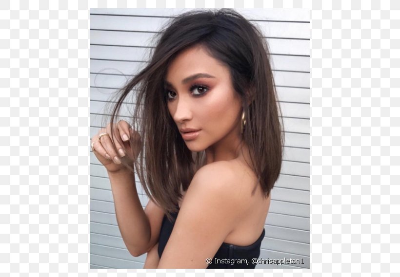 Shay Mitchell Hairstyle Bob Cut Lob, PNG, 790x569px, Watercolor, Cartoon, Flower, Frame, Heart Download Free