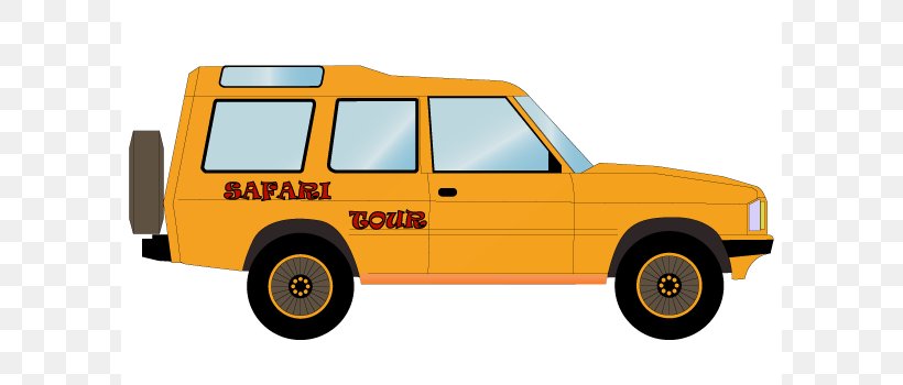 Car Off-road Vehicle Safari Clip Art, PNG, 600x350px, Car, Automotive Design, Automotive Exterior, Brand, Cartoon Download Free
