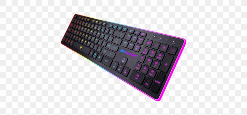 Computer Keyboard Laptop Touchpad Numeric Keypads Gaming Keyboard Cougar, PNG, 1500x700px, Computer Keyboard, Backlight, Computer Component, Electrical Switches, Electronic Device Download Free