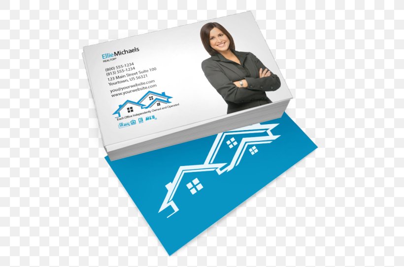 Real Estate Estate Agent Business Cards Real Property, PNG, 530x542px, Real Estate, Blue, Brand, Business, Business Cards Download Free
